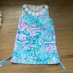 Lilly Pulitzer Pink and Blue Floral Kids Dress